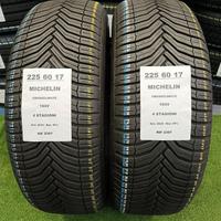 2 gomme 225 60 17 MICHELIN 4 STAGIONI RIF2307
