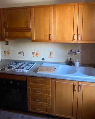Cucina componibile in legno 240 cm