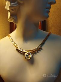 Collier oro elegante vintage 