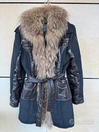 Parka con pelliccia staccabile