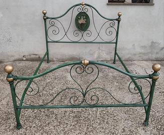 Letto Matrimoniale Vintage Ferro Battuto