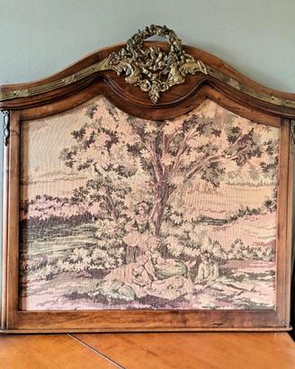 Arazzo con cornice in legno