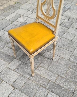 Sedia a lira stile Luigi XVI