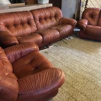 Divano in pelle anni ‘80