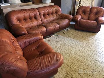 Divano in pelle anni ‘80