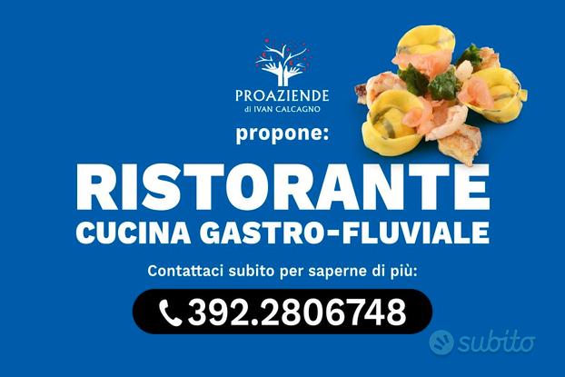 Ristorante cucina gastro-fluviale Rif. PR792