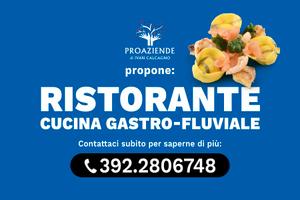 Ristorante cucina gastro-fluviale Rif. PR792