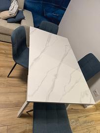 Tavolo da pranzo 140x80 allungabile fino a 200 cm