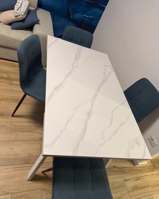 Tavolo da pranzo 140x80 allungabile fino a 200 cm