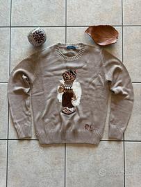 Maglione Polo Ralph Lauren beige unisex - taglia M