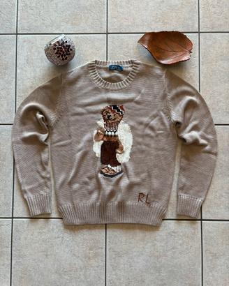 Maglione Polo Ralph Lauren beige unisex - taglia M