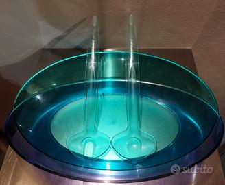 INSALATIERA/PIATTO DA PORTATA TUPPERWARE + POSATE