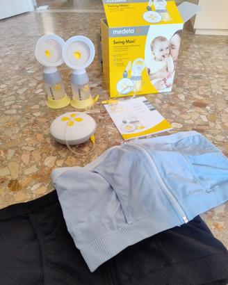 tiralatte  medela swing maxi Flex e reggiseni