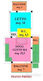 Appartamento di 166 m² con 4 locali e box auto a C