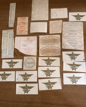 Decalco per moto epoca originali