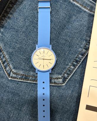 Orologio Ops object petite azzurro
