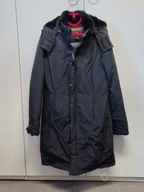 Giaccone Woolrich donna nero. 