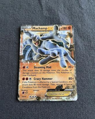 Carta Pokémon Machamp EX 37/98 (Inglese)