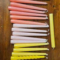 Candele colorate lisce-tortiglione-compleanno 