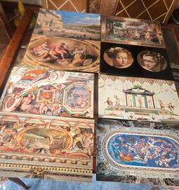 Set di 8 poster Palazzo Farnese e Villa Medici