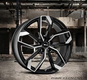 Cerchi in lega 17 BROCK RC34 Nero diam FIAT FORD P