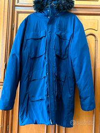 Giubbotto lungo blu notte Closure London Size XXL