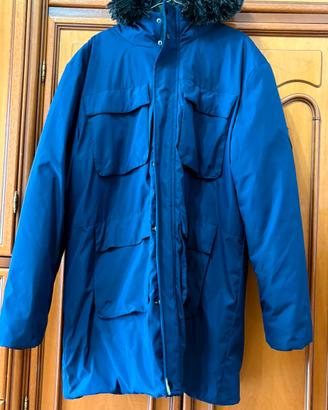 Giubbotto lungo blu notte Closure London Size XXL
