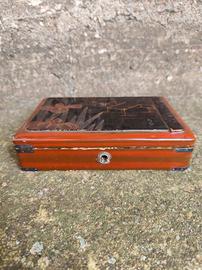 scatola antica giapponese laccata 