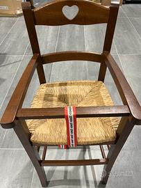 Seggiolino pappa legno