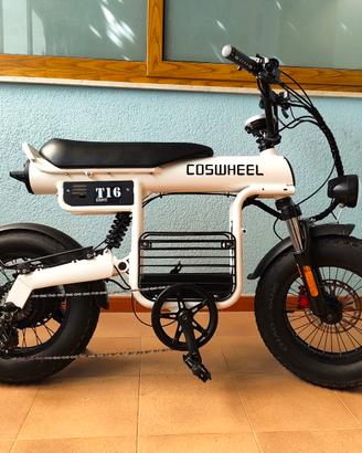BICI ELETTRICA SUPER ACCESSORIATA coswhell t16