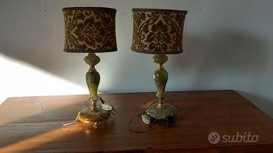 abat jour di alabastro vintage