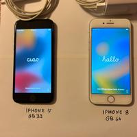 Iphone 7 32gb+iphone8 64gb