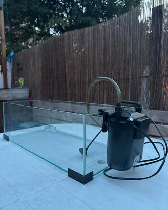 Acquaterrario e filtro