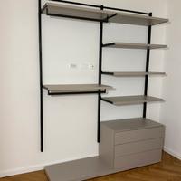 Mensole Armadio da parete con Cassettiera