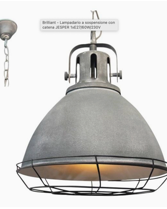 2 Lampadari stile Industrial - Brilliant