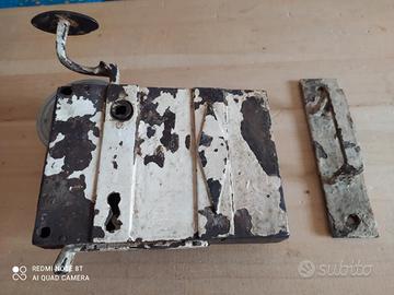 ANTICA SERRATURA IN FERRO CON CHIAVE PRIMI '800