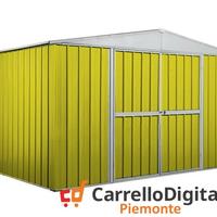 Box in lamiera di Acciaio 360x260cm 9mq giallo