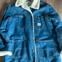 Giacca jeans Lee con peliccia bianca interna