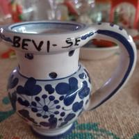 Brocca in miniatura lavorazione Deruta