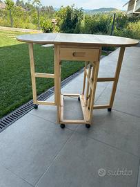 Tavolino legno pieghevole