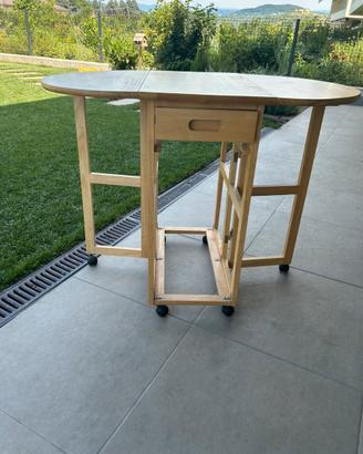 Tavolino legno pieghevole