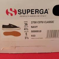 Superga numero 36 blu 