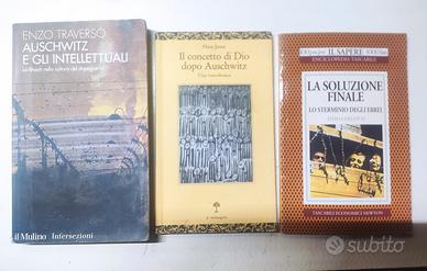 lotto libri storia Auschwitz  sterminio ebrei