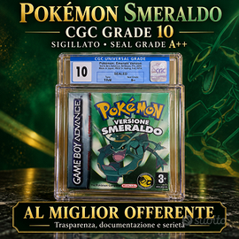 Pokémon Smeraldo CGC 10 A++ Red Strip Sealed