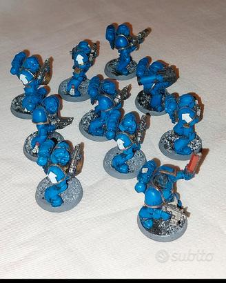 lot-11 Warhammer  28mm miniature space marines