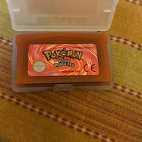 Cartuccia gameboy advance Pokémon rosso fuoco