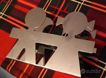 Alessi Girotondo porta tovaglioli 1989