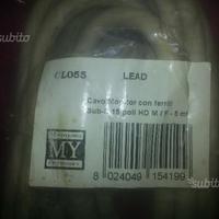 Cavo S-VGA Sub-D 15pin HD