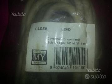 Cavo S-VGA Sub-D 15pin HD