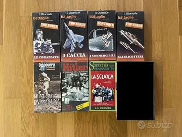 Lotto n. 7 vhs nuove sigillate